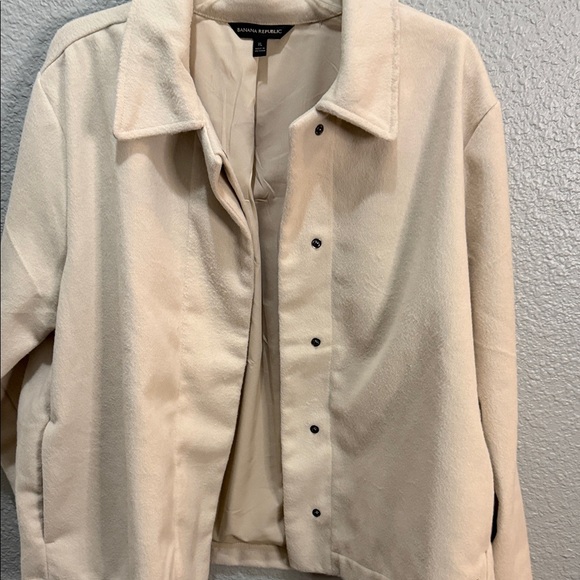 Banana Republic Cream Jacket size XL - Picture 8 of 8